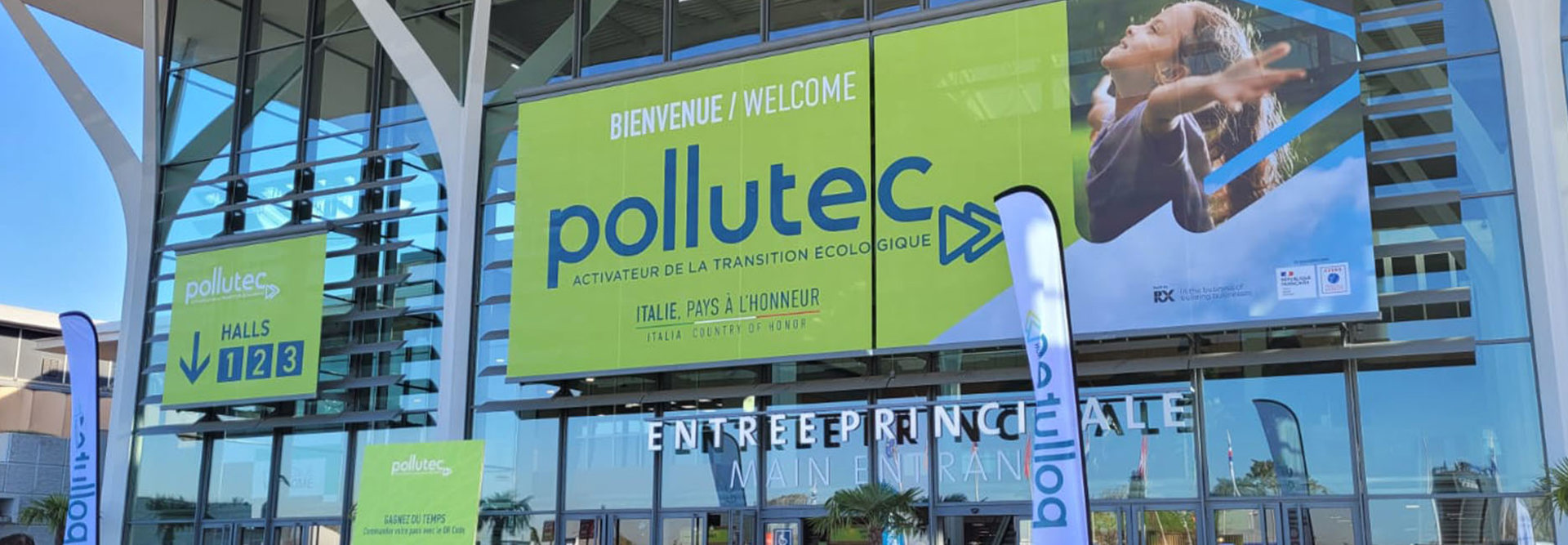 Entrée Salon Pollutec