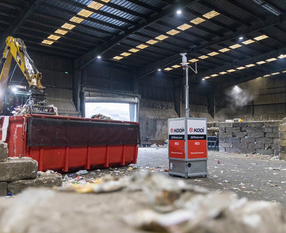 Eviter Un Incendie Et L'échauffement De Déchets Entreposés