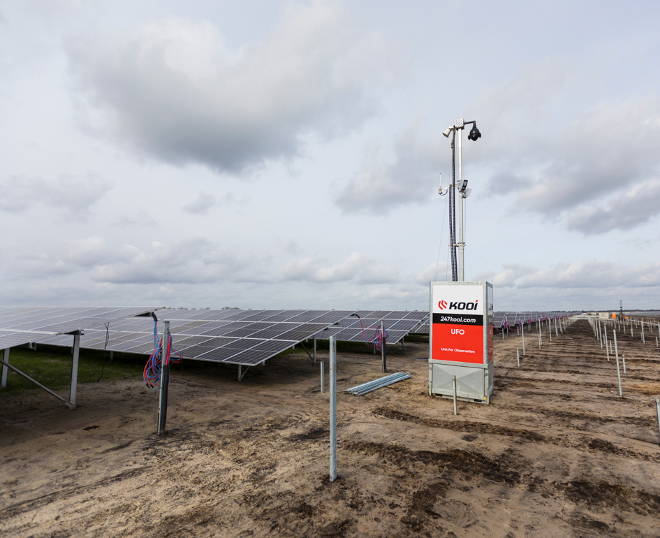 Solarpark Bau Ueberwachung