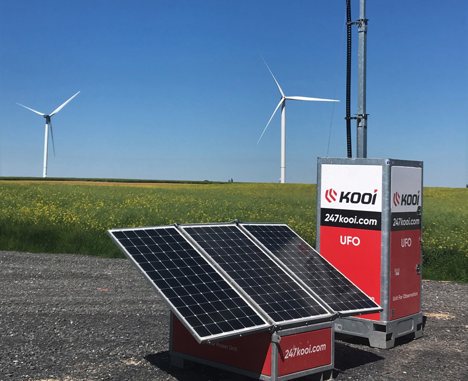 Solar Power Box With Camera Surveillance