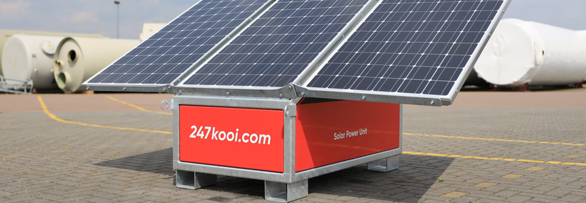 Solar Power Box Met Camera Unit Van Kooi