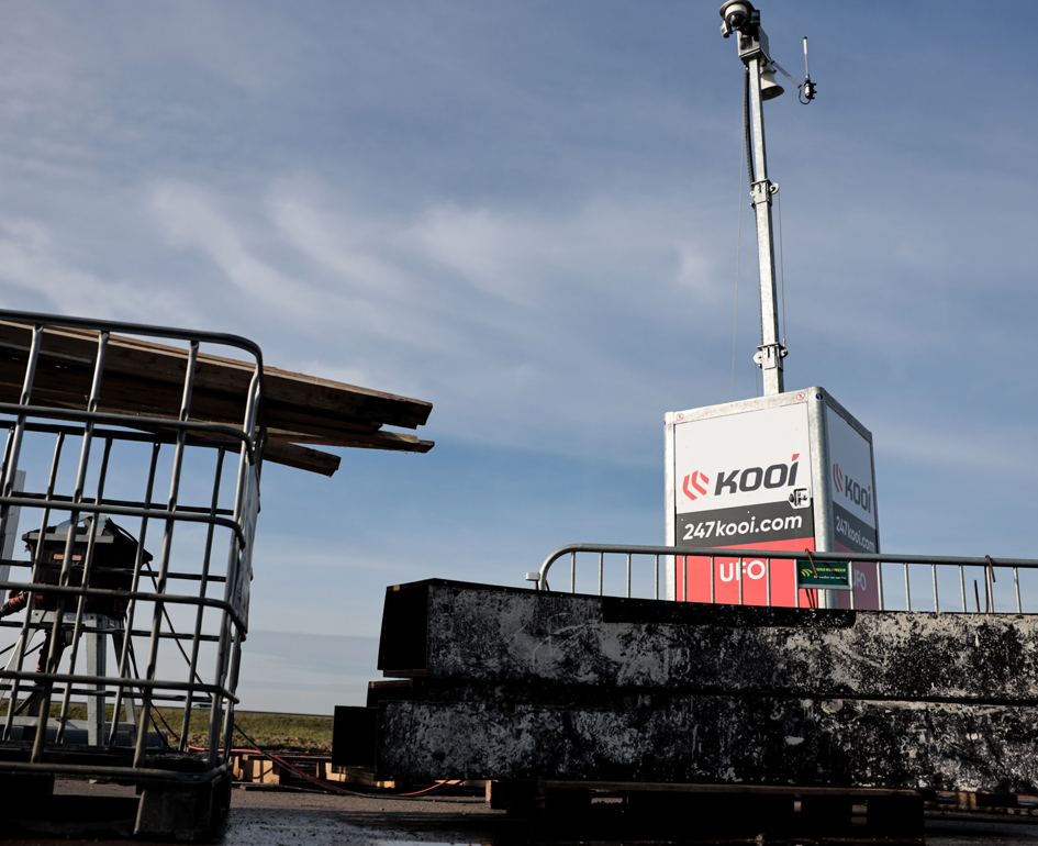 Caméra Monitorage Pour Matériaux De Stockage