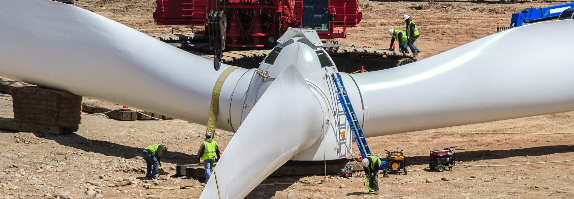 Camera Surveillance During Construction Site Period Wind Farm